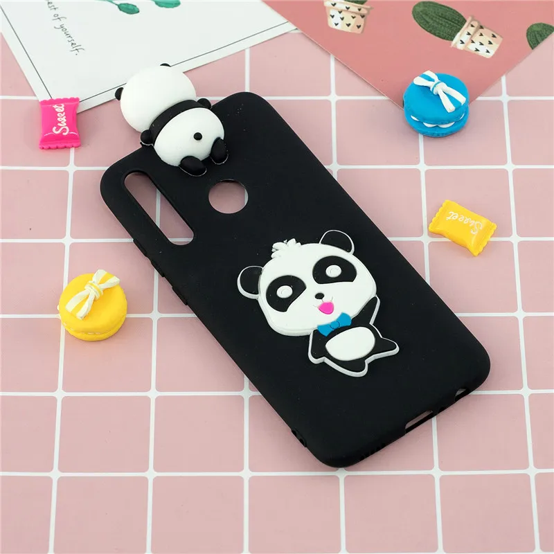 3D Милый Панда Единорог кактус Силиконовый ТПУ чехол для телефона на Coque huawei P Smart Honor 10i Honor 10 Lite чехол для женщин и детей