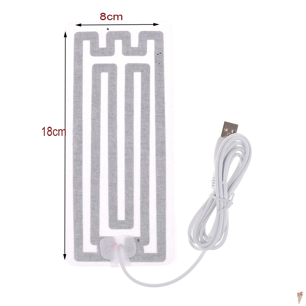 

Carbon Fiber Heated Pads USB Heated Jacket Coat Vest Accessories Foot Warmer Heated Warm Back Neck Fast-Heating