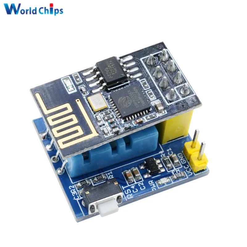 Модуль датчика температуры и влажности ESP8266, беспроводной модуль датчика влажности ESP01 DHT11, Wi-Fi, NodeMCU, умный дом IOT для Arduino, Набор для творчества