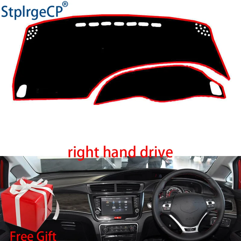 

Car Dashboard Cover Mat for the great wall C50 2014 2015 2016 Right Hand Drive Dashmat Pad Dash Mat Covers Dashboard Accessories