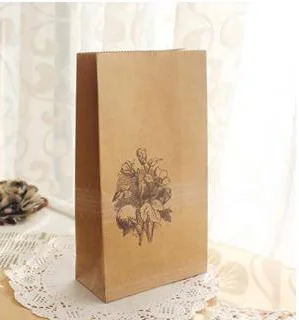 Flower 6 шт. винтажный цветок бабочка Бант Корона торт кружево элегантный бумажный пакет подарочные пакеты хлеб конфеты упаковка вечерние украшения - Цвет: Flower