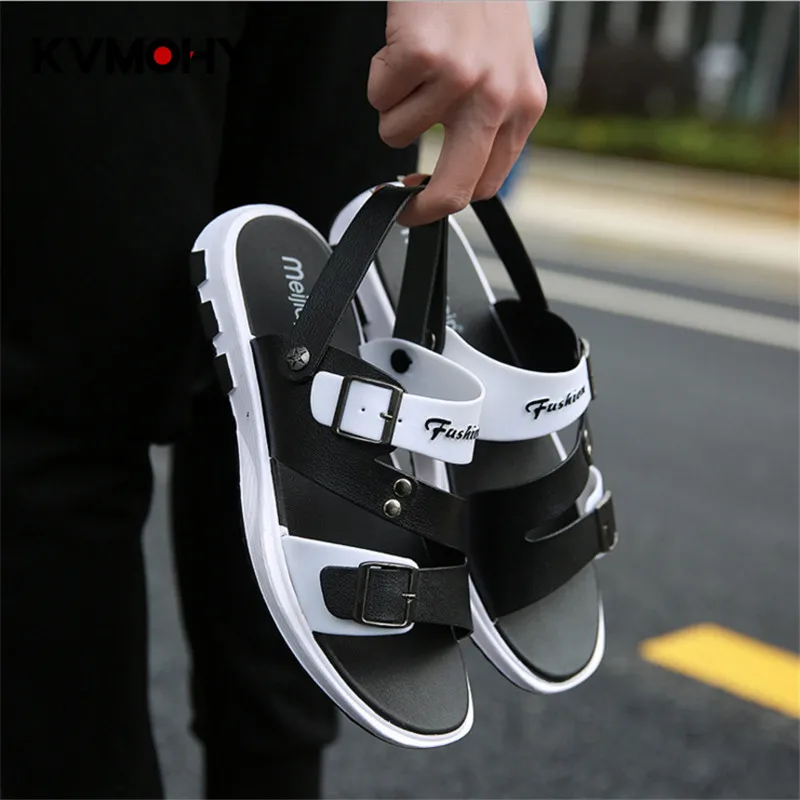 Men Sandal Casual Sole Antiskid Sandals New Design Outdoor Sport Peep-toe Beach Fashion Slippers Breathable Summer Shoes | Обувь