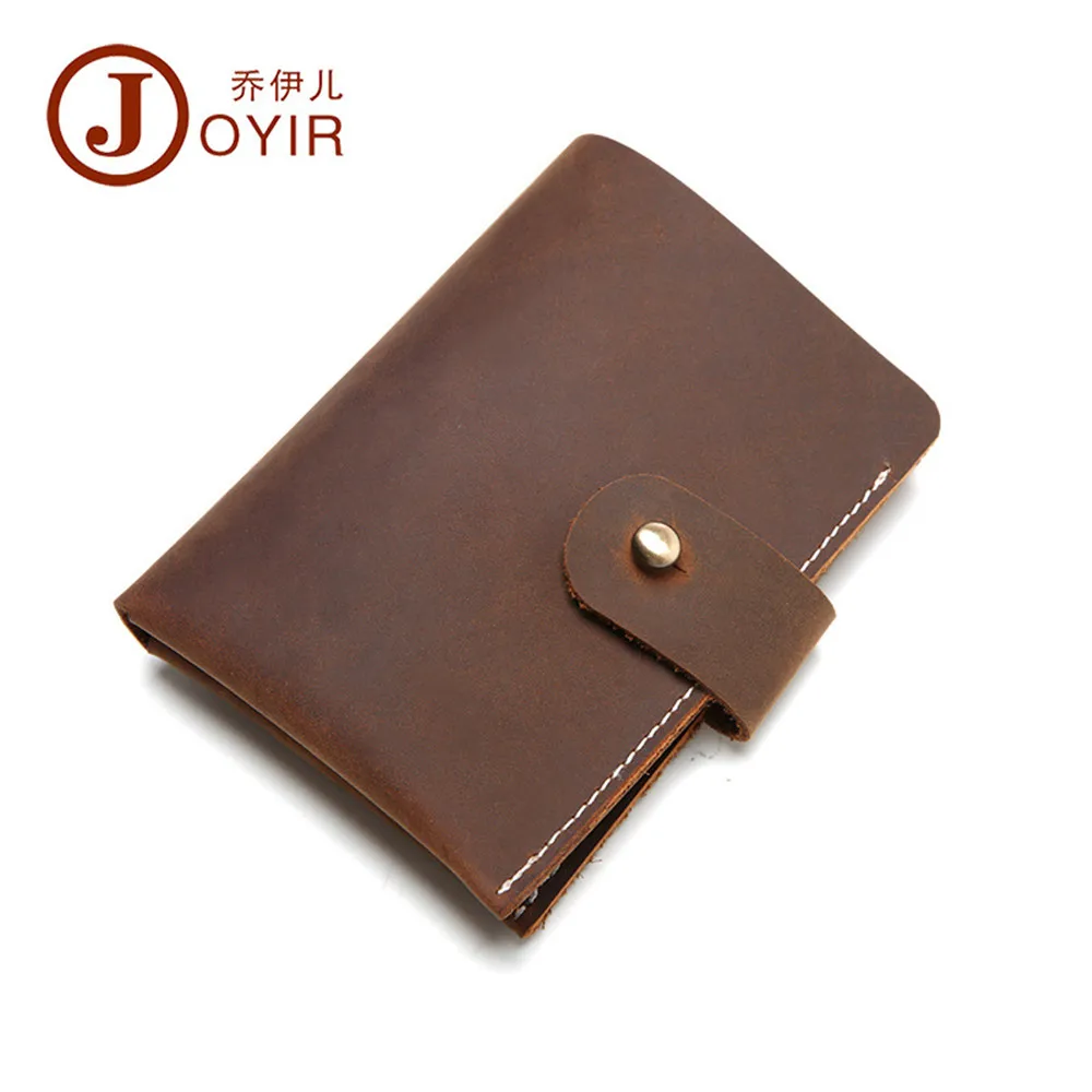 JOYIR известный бренд высокое качество мужской зажим для денег из натуральной кожи