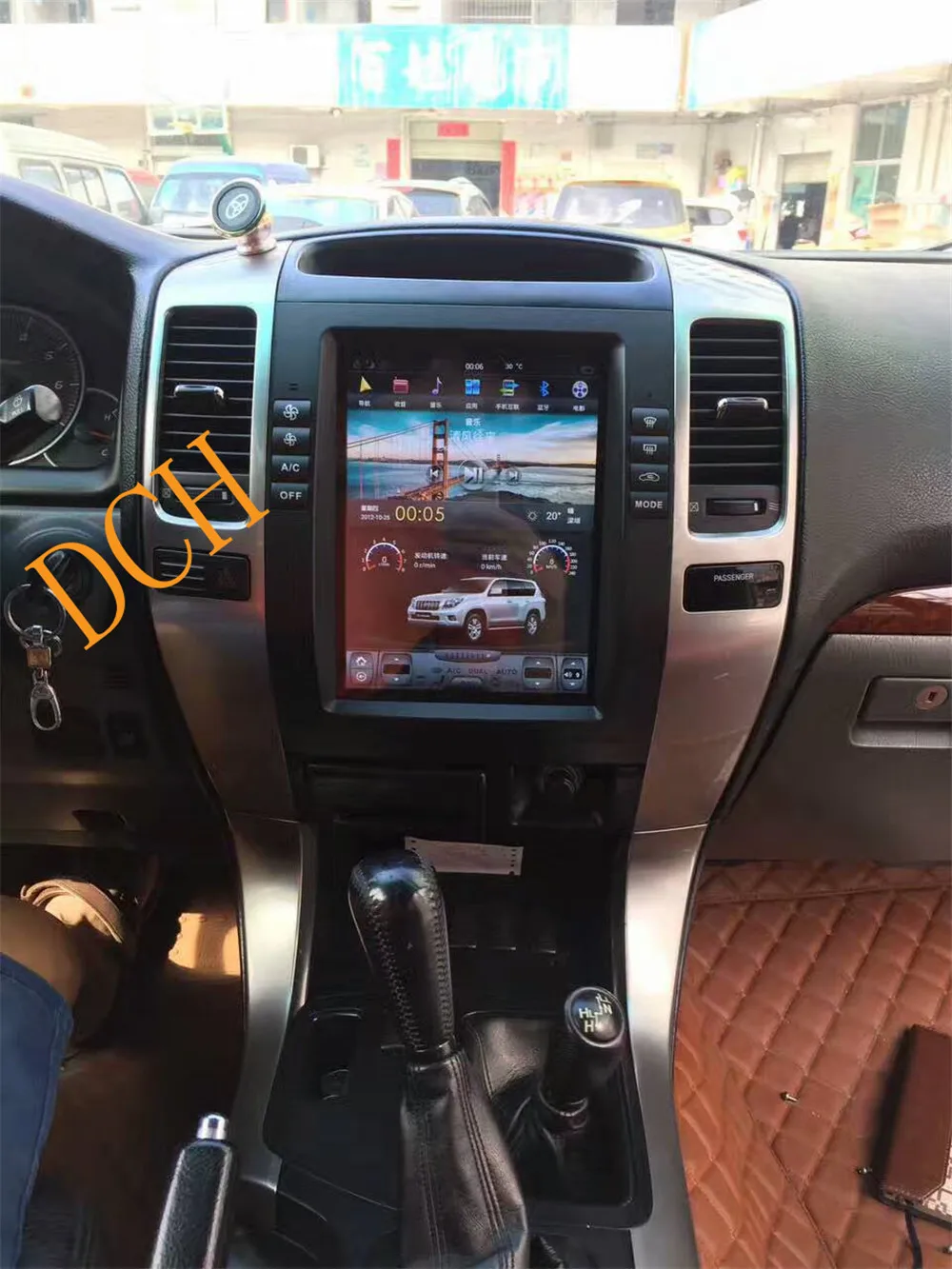 10,4 ''вертикальный экран Tesla стиль Android 8,1 автомобильный dvd-плеер gps для Toyota Prado 120 land cruiser 2002-2009 Lexus GX470 PX6