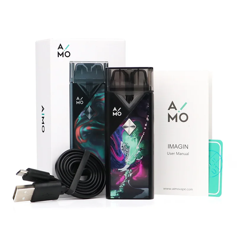 Vape Ovns AIMO imagin pod Kit электронная сигарета испаритель Встроенный 1100 мАч 3 мл Емкость