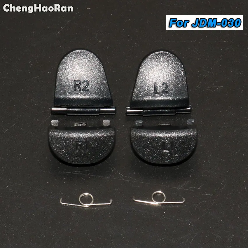 ChengHanRan 1Set For Sony Dualshock 4 PS4 Pro Slim Controller L1 R1 R2 L2 Trigger Buttons with Springs Gamepad JDS-040 JDS-030 |