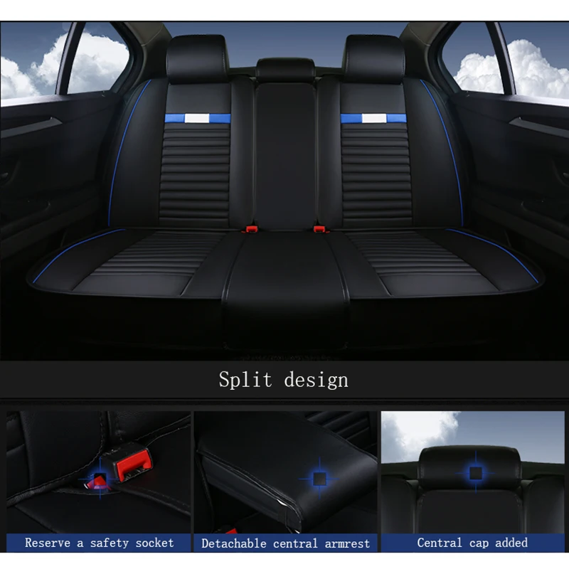 WLMWL универсальный кожаный чехол для автокресла BMW Все модели f30 f10 e46 x5 e70 x1 x3 e39 x4 f11