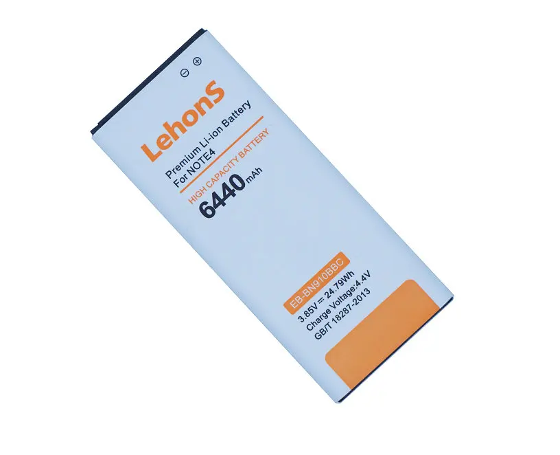 LehonS 2x6440mAh/24 79 W EB BN910BBE запасной Расширенный аккумулятор + 2x черный чехол для Samsung