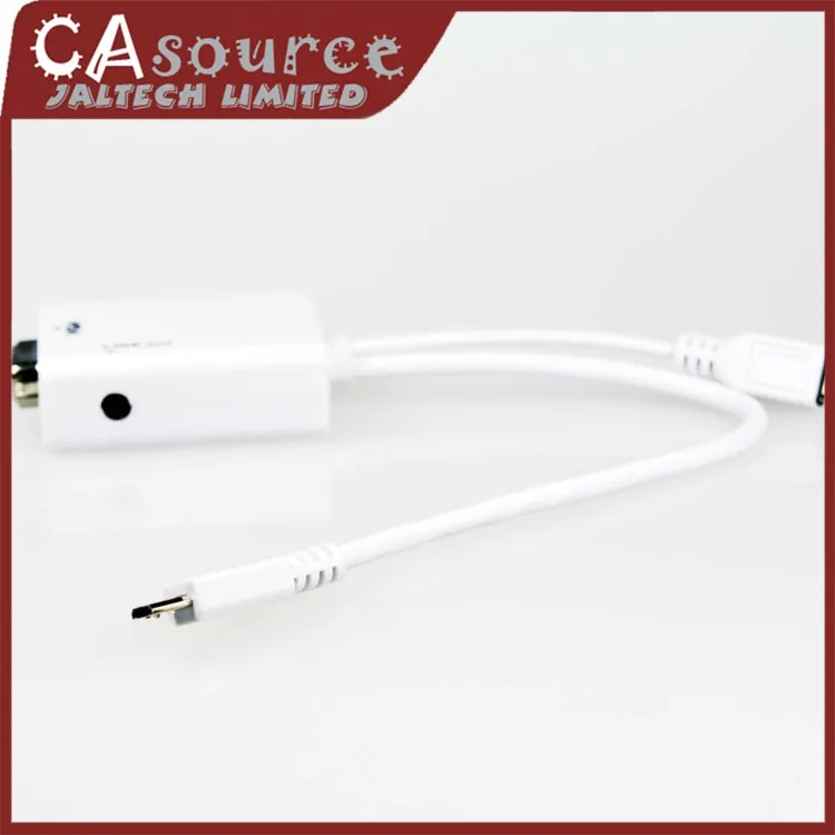 Micro USB 11p to VGA Audio MHL Adapter Cable and Projectors for Samsung Galaxy SIII i9300 S3 Free Shipping | Мобильные телефоны и