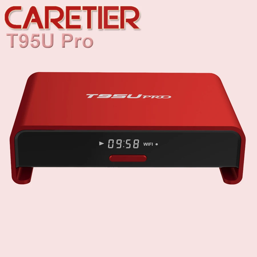 1 шт. T95U PRO Android 7 Smart ТВ Box Amlogic S912 Octa core ARM Cortex A53 2 ГБ/16 ГБ двухдиапазонный Wi Fi VP9 H.265 UHD 4