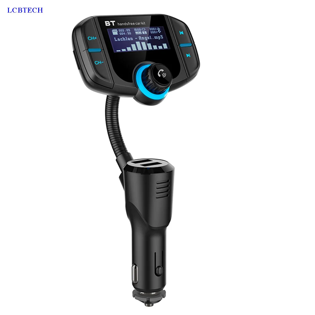 Автомобильный FM-трансмиттер с Bluetooth громкой связью mp3-плеер быстрым USB-зарядным