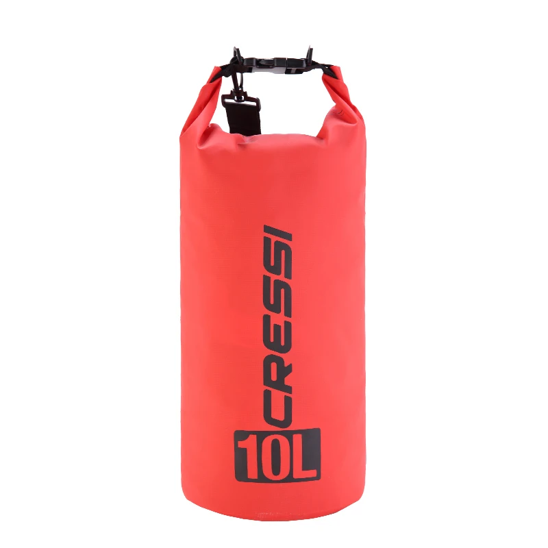 Red 10L Cressi сухой мешок сумки для дайвинга большой объем сумка для оборудования водонепроницаемая сумка для Камуфляжный гидрокостюм 5L 10L 15L 20L легко носить с собой - Цвет: Red 10L