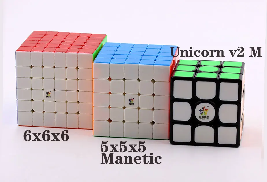 Игра, головоломка, волшебный куб, YuXin Единорог V2 версия 2 KYLIN м 3x3x3 немного волшебства 3x3 пирамиды megamin x секретная коробочка Профессиональный Кубик Рубика