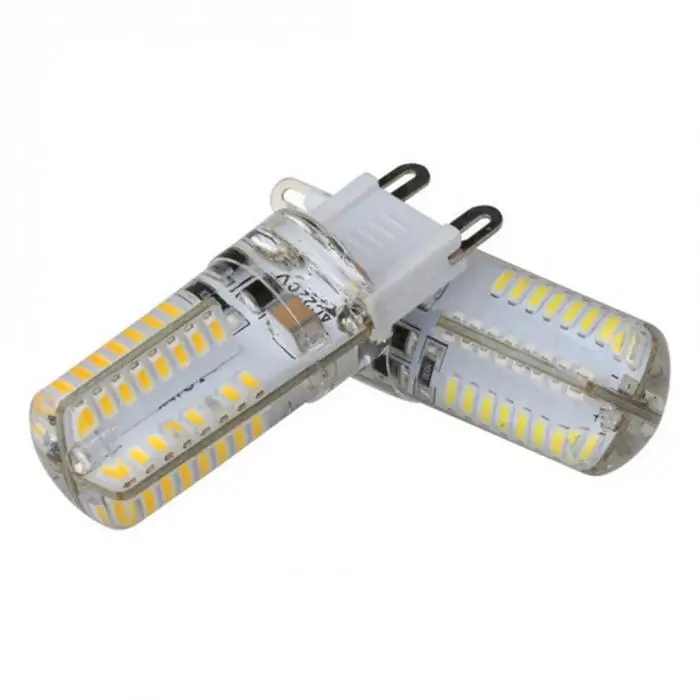 10 шт. G9 5 Вт светодиодный 3014 64SMD контактный цоколь светодиодный светильник теплый белый/белый CLH@ 8