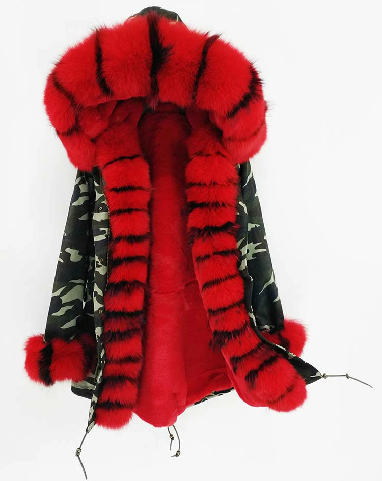 OFTBUY, парка из натурального Лисьего меха, Длинные парки, зимняя куртка для женщин, натуральный Лисий мех, пальто с капюшоном, Толстая теплая уличная одежда, роскошный бренд, бренд