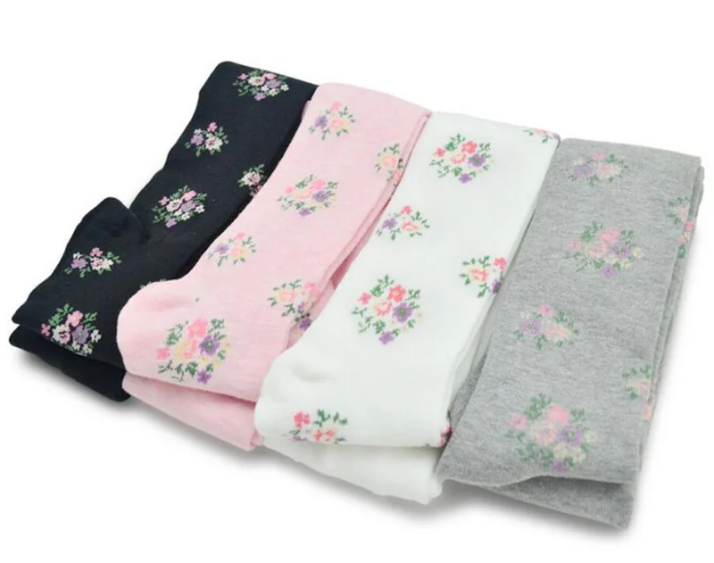 Чулки для маленьких девочек весенние хлопковые колготки детские Танцевальные