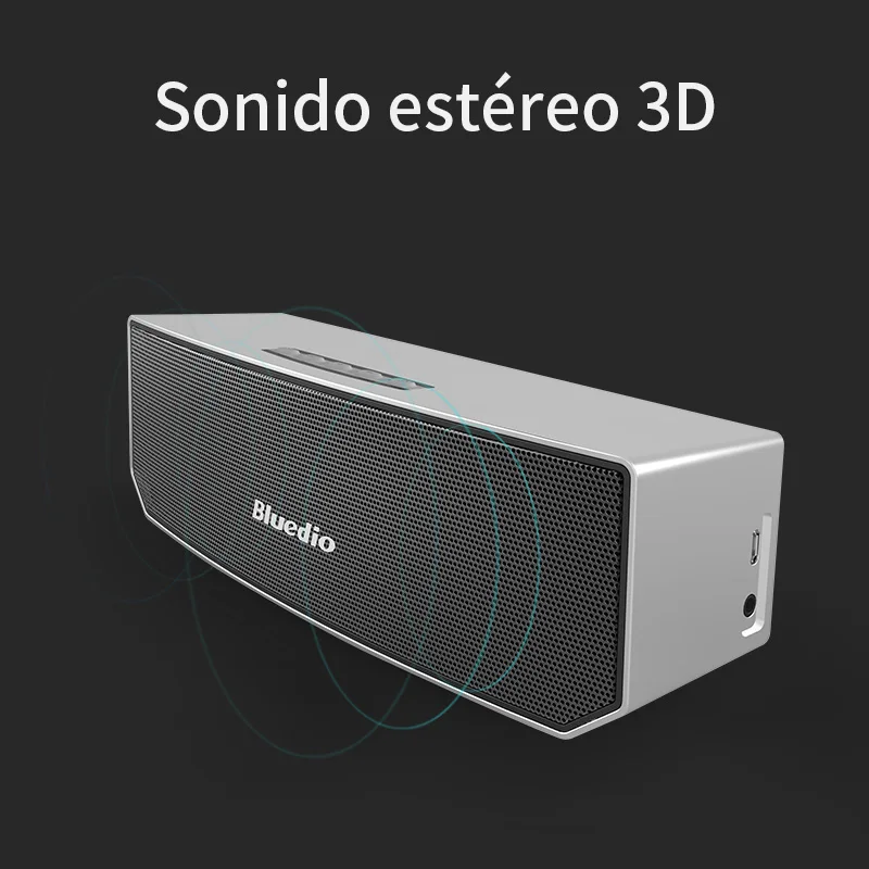 Bluedio БС-3(Верблюд) Мини Bluetooth колонки Портативные Беспроводные Динамики с Звуковой Системой 3D стерео Музыки объемной