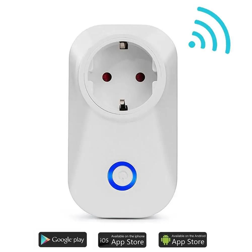 1pcs 10A умная Wi-Fi розетка таймер беспроводной пульт дистанционного управления розетка беспроводной разъем питания умный дом - Комплект: 1pcs