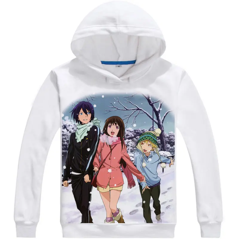 Толстовка Noragami Aragoto Stray God аниме Ято косплей белые толстовки милые свитшоты