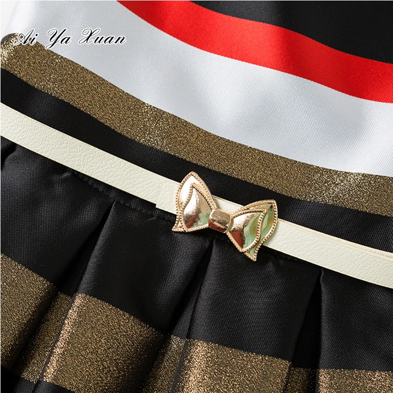 AiYaxuan Princess Classic stripes Aurora Girl Dress Kids Cosplay Halloween Costumes For Girls Tulle Party | Детская одежда и обувь