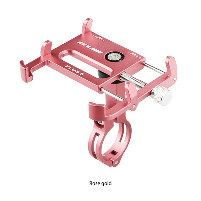 RosGold GUB Plus 6 Plus 3 алюминиевый MTB держатель для телефона для велосипеда 360 Вращающийся держатель для мотоцикла gps Держатель для 3,5-6,2 дюймов мобильного телефона - Цвет: RosGold