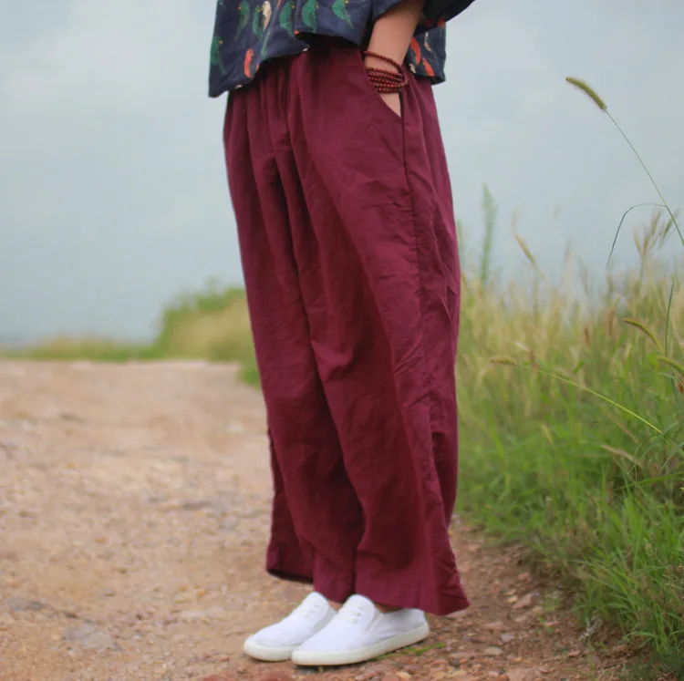 2017 Высокое Качество Весна Осень Повседневная Свободные Прямые Широкую Ногу