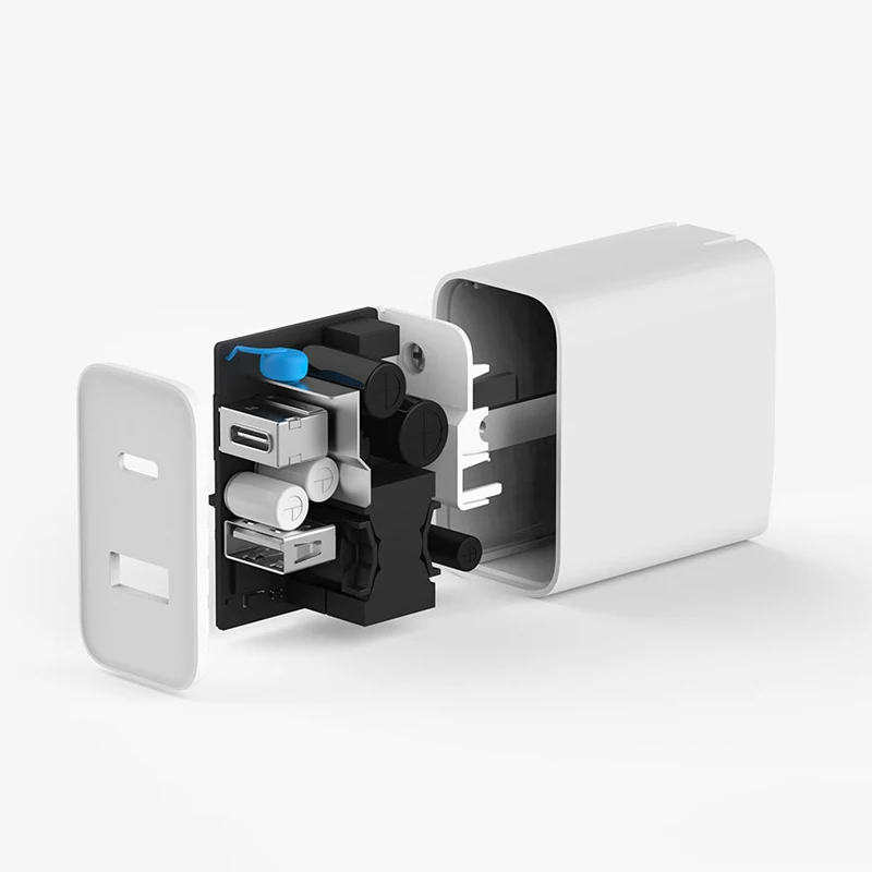 Оригинальное зарядное устройство USB Xiaomi 1A1C 30 Вт максимальная мощность умный