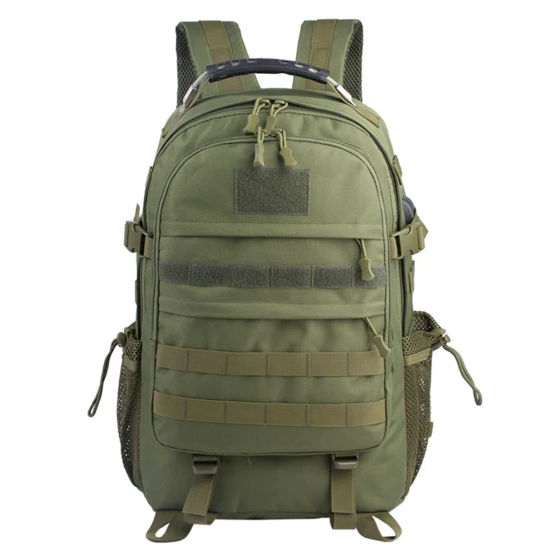 Usb зарядка Военная армейская Сумка тактический рюкзак 30л Mochila Militar 15 дюймов рюкзак для ноутбука для походов на открытом воздухе - Цвет: green