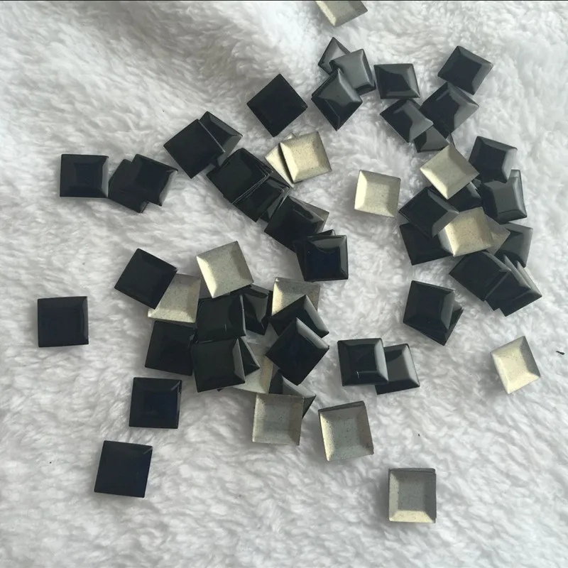 500 шт. 5 мм шпильки для горячей фиксации квадратной формы черные плоские