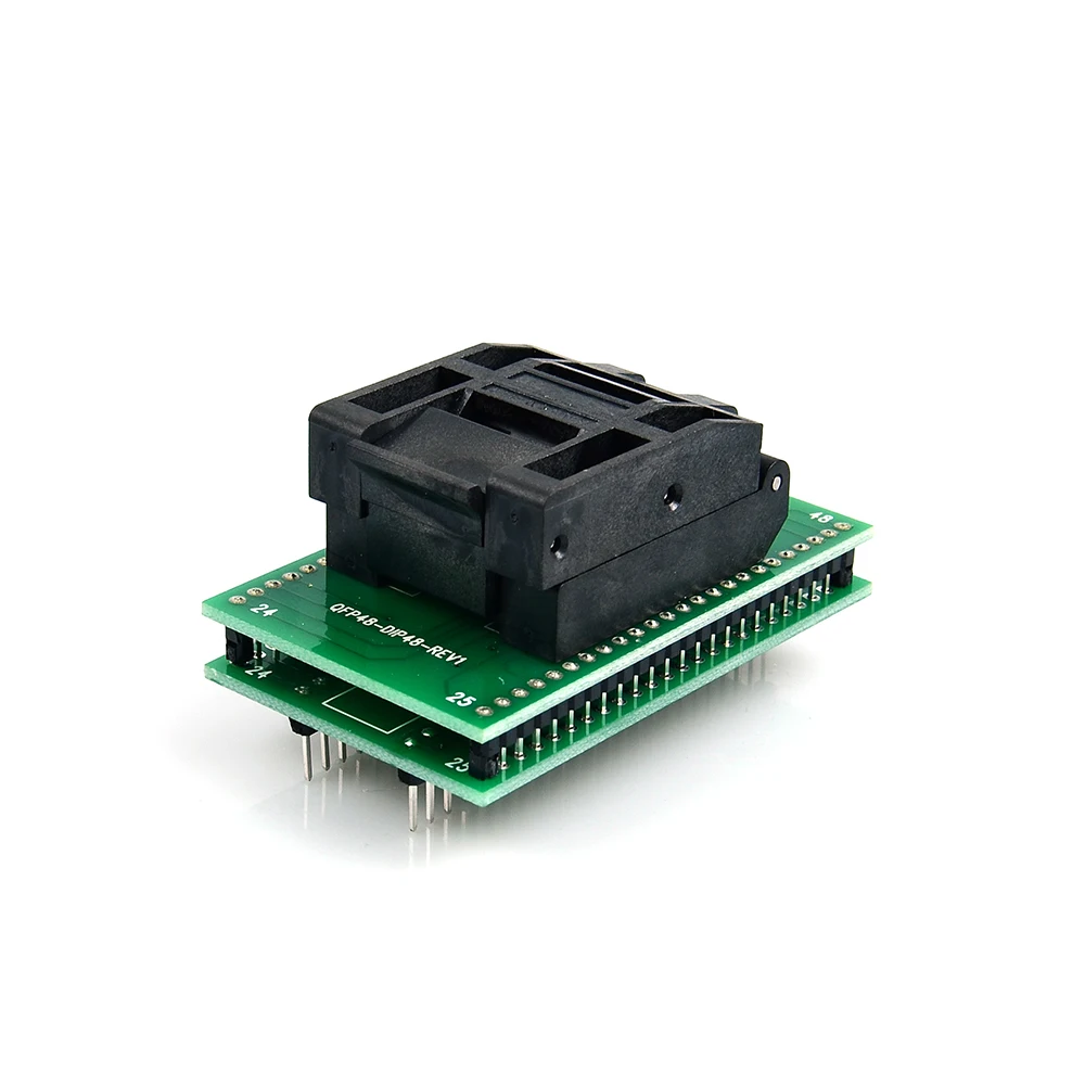 Оригинальный тестовый разъем QFP48 к DIP48 IC 0 5 мм Picth /LQFP48 программируемый адаптер/TQFP48