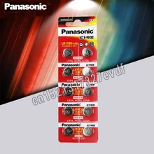 10 шт./лот Panasonic Батарея сотовый 1,5 V AG10 LR1130 Щелочная батарейка-кнопка AG10 389 LR54 SR54 SR1130W 189 LR1130 аккумуляторы таблеточного типа