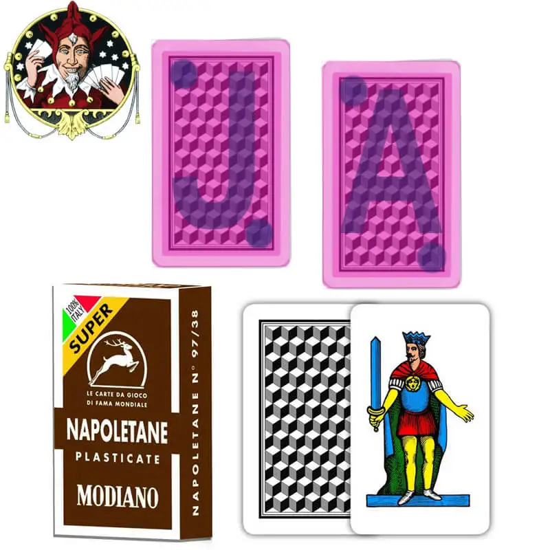 GS Italy Modiano napoletan пластиковые игральные карты Gamble Cheat меченые карты для игроков в покер и волшебников