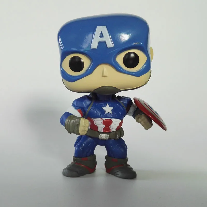 FUNKO POP Мстители Фигурки оригинальные Капитан Америка 219 # Модель коллекционные