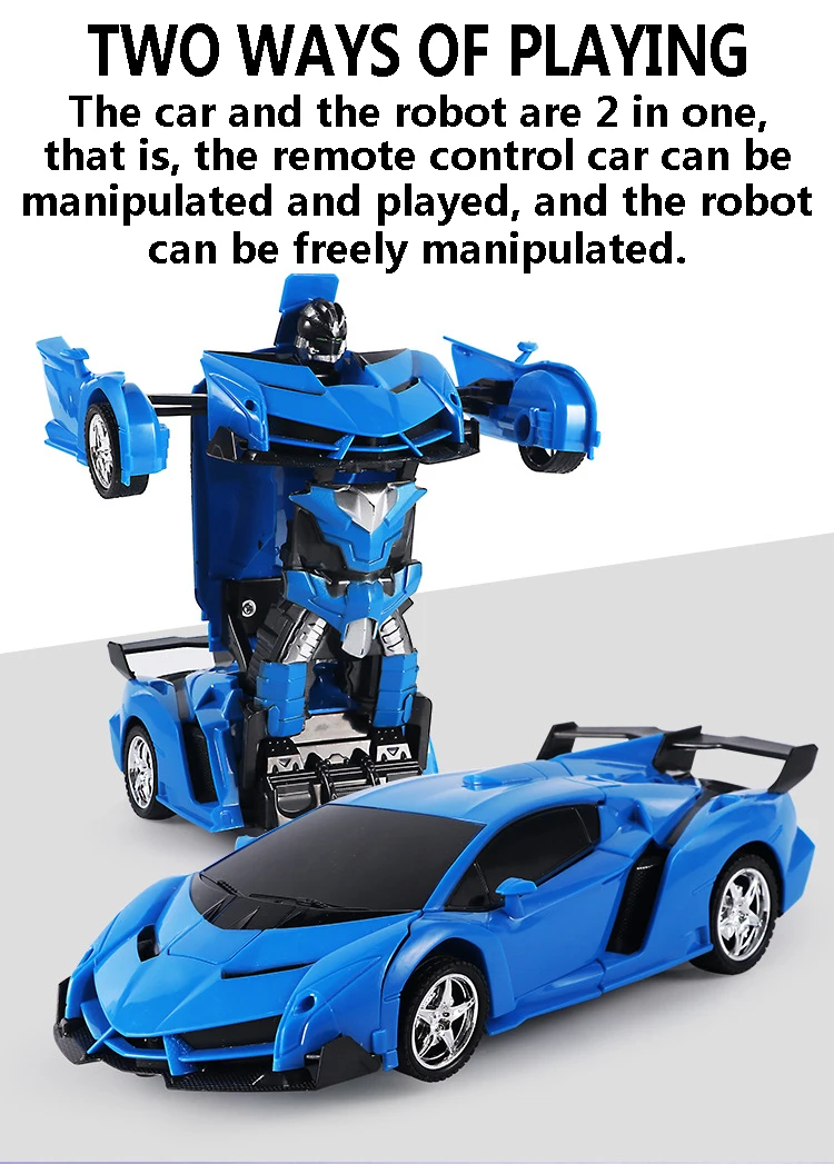 Трансформатор Rc 2 в 1 Rc автомобиль Вождение спортивные автомобили привод трансформации модели роботов Дистанционное управление автомобиль Rc боевые игрушки подарок