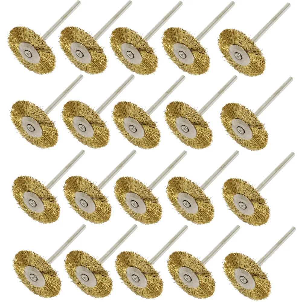 Мини-щетка из латуни и стальной проволоки полировальные колеса полный комплект