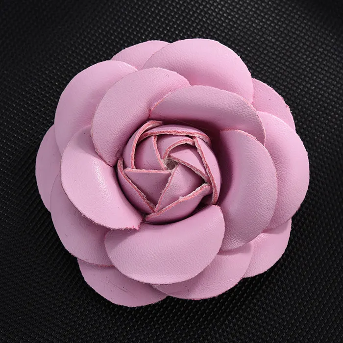 Pink 5 шт. многоцветные кожаные аксессуары для изготовления цветов, домашняя текстильная обувь, бант для волос, декоративные принадлежности ручной работы, материалы для рукоделия - Цвет: Pink