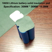 100pcslot 18650 universal lithium battery diy high temperature insulation mat 4 section pack sheet