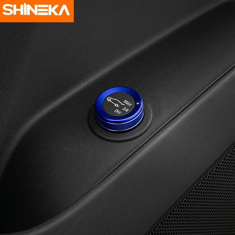 SHINEKA Aluminium Rear Tail Trunk Door Open Button Switch Decoration Ring Cover Trim for Chevrolet Equinox 2017+ Car Styling | Автомобили