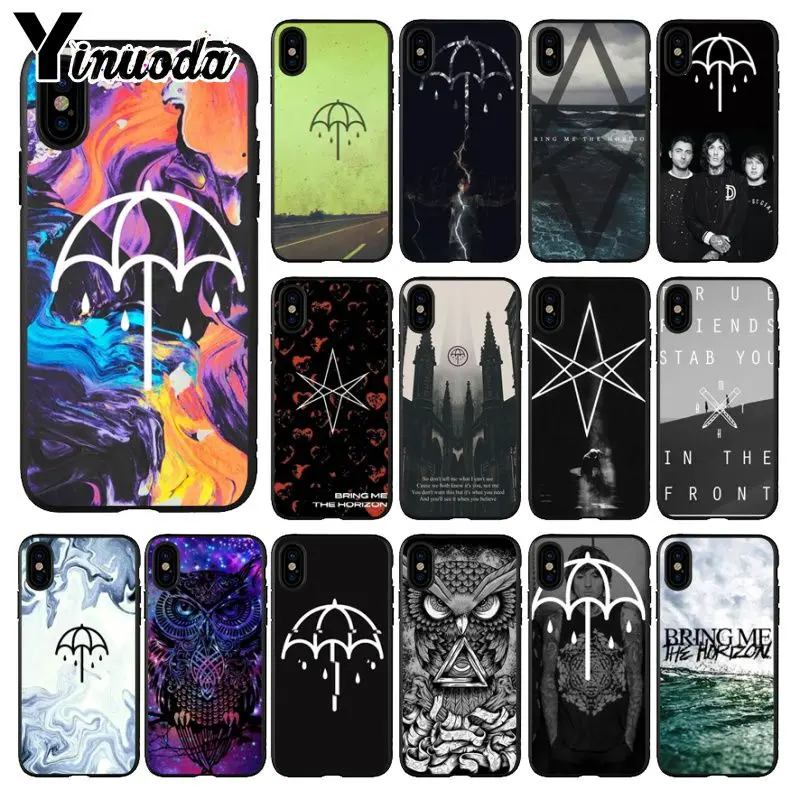 Yinuoda Bring Me the Horizon BMTH Новое поступление черный чехол для мобильного телефона iPhone 6S