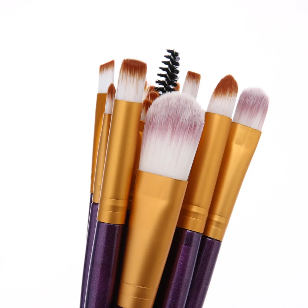 20 шт. набор кистей для макияжа розового золота профессиональная пудра основа век