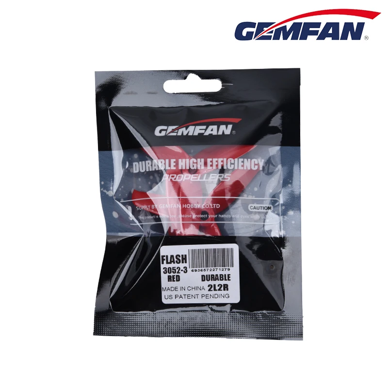 4 шт./2 пары Gemfan 3-дюймовый 3052 3 Bades tri-blade пропеллер совместимый 1306/1806 мотор для FPV мини 130 мм Квадрокоптер Рамка комплект