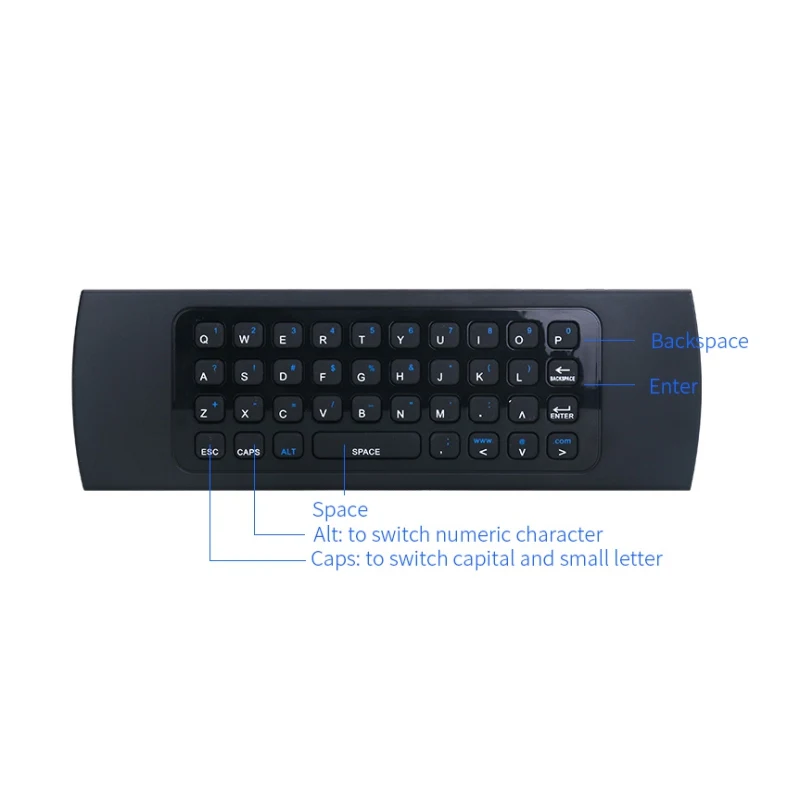 Беспроводная мини-клавиатура Air Mouse полноэкранная сенсорная клавиатура 2 4 ГГц QWERTY