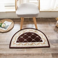 semi circular carpet bathroom door non slip absorbent floor bedroom porch home entrance mat