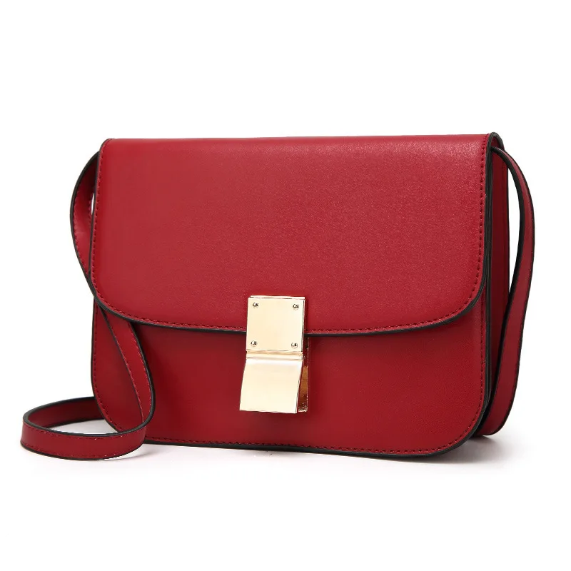 Винтажные женские сумки через плечо из искусственной кожи PU повседневная