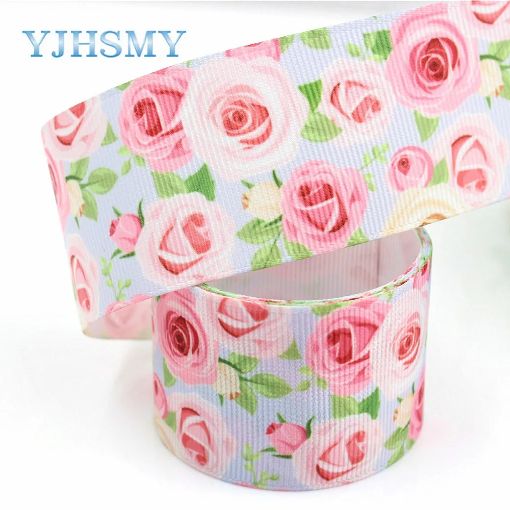 YJHSMY C 18317 33 10 ярдов 38 мм мультфильм печатных grosgrain ленты DIY ручной работы аксессуары