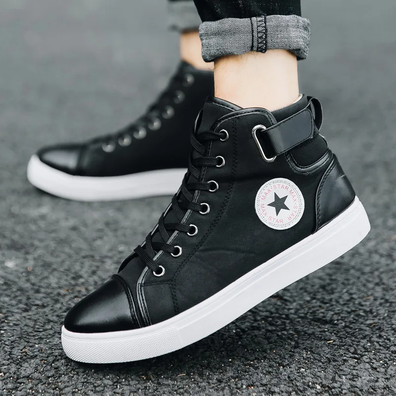 Mingpinstyle/2018 Мужская обувь из Вулканизированной Ткани сезон осень-зима Новые