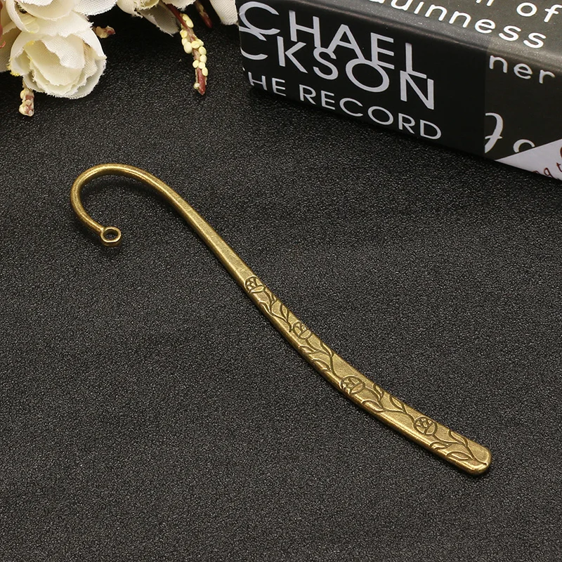 10 шт./компл. серебряная подвеска ввиде бронзового книга Знаки цветочным покрытием линии Винтаж антикварная книжная Знаки для книг в подарок, офисные и школьные принадлежности - Цвет: cyan
