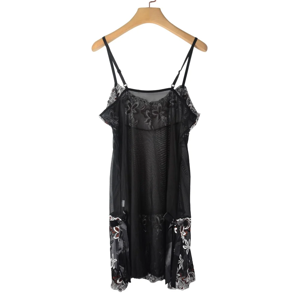 [Sex Tonight] Hot Sexy Women's Flower Pattern Lace Dress Lingerie Sleepwear Underwear With G-string | Тематическая одежда и