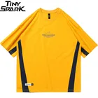 2021 Мужская футболка в стиле хип-хоп, уличная цветная футболка в стиле Харадзюку, летняя футболка с коротким рукавом, хлопковые Модные топы, футболки