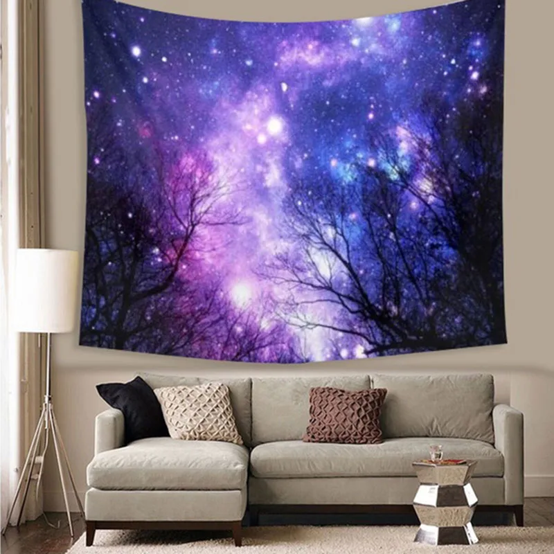 Hot Galaxy Forest Mandala Tapestry Wall Hanging Throw Dorm Bedspread Yoga Mat Decor | Дом и сад